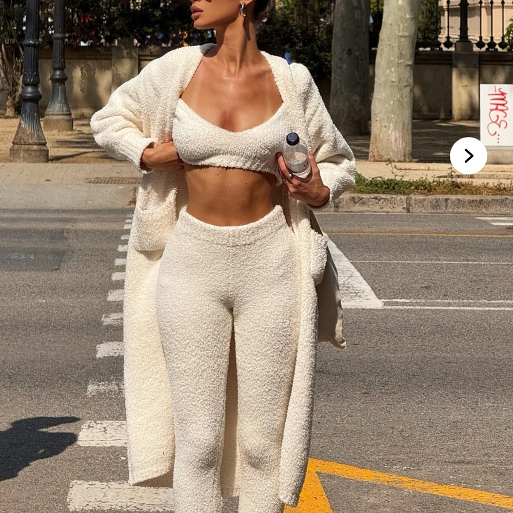Fashion nova legging set ivory